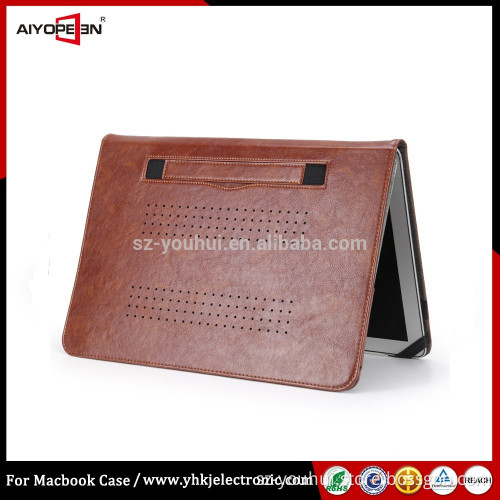 New Fashion cooling Design case for macbook leather sleeve 13 inch